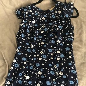 MICHAEL MICHAEL KORS A LINE FLORAL DRESS